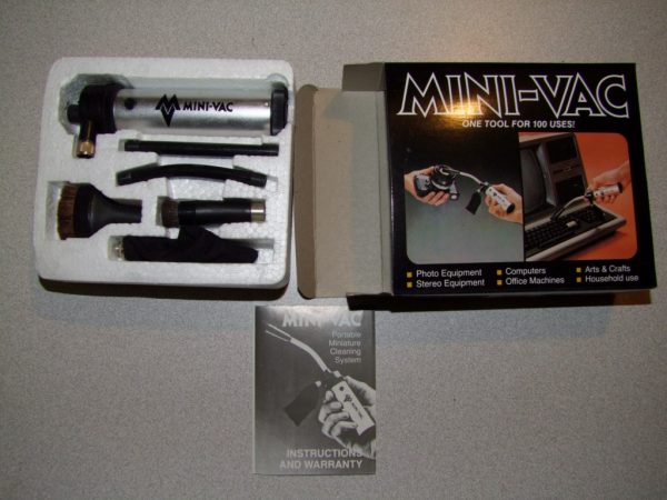 MiniVac  Camera / Tablet Cleaner New in the box