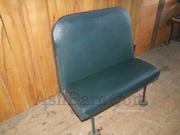 School Bus Seat w/ Mount & Cushions