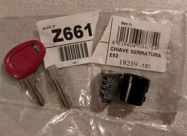 GIVI Key Lock Set for: Givi Scooter Storage Case